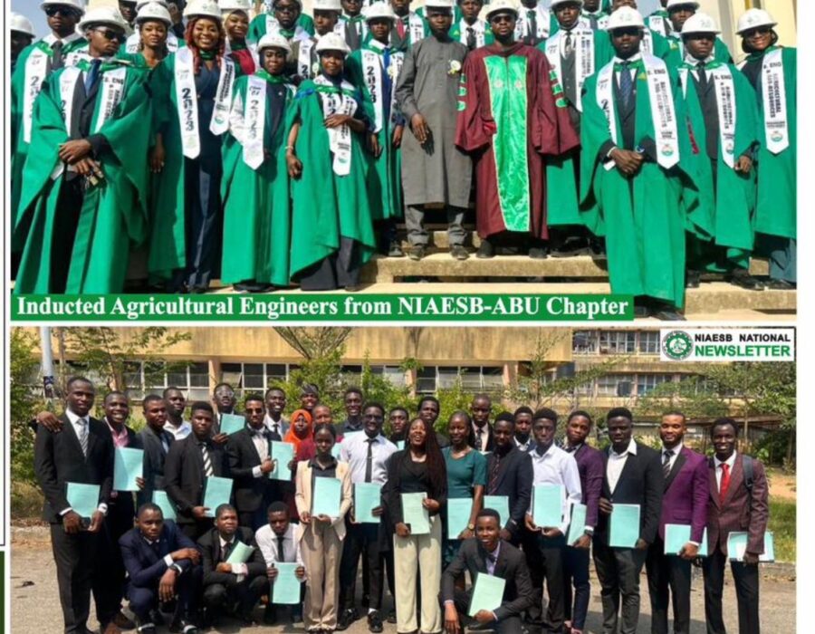NIAESB National Applauds Newly Inducted Agric Engineering Students